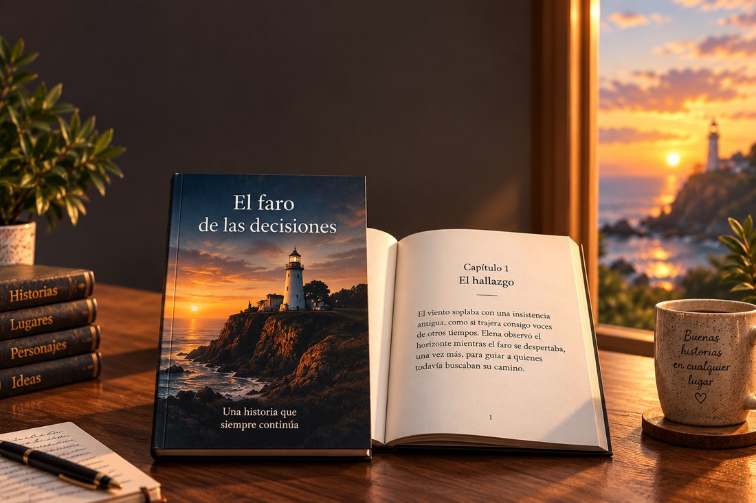 El faro de las decisiones impreso como libro físico